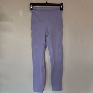 Lululemon Align lilac Lavender High-Waisted Leggings with Pockets Size 4